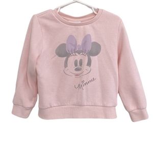 Disney Minnie Mouse Pullover Sweater Toddler Girl Size 4T